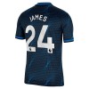 Camiseta de fútbol Chelsea James 24 Segunda Equipación 23-24 - Hombre